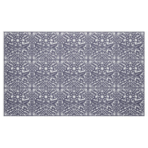 Vintage Boho Floral Pattern Fabric