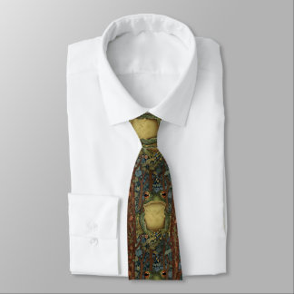 Vintage boho forest frog tie