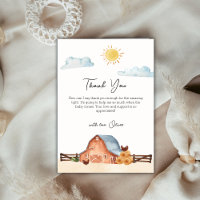 Vintage Boho Locally Grown Farm Barn Baby Shower 