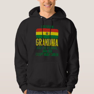 Vintage Bolivian Grandma Bolivia Flag For Mother S Hoodie