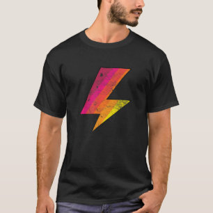 Vintage Bolt of Lightning Graphic Easy Halloween C T-Shirt
