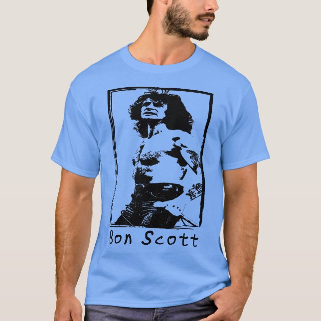 Vintage Bon Scott T-Shirt (Front)