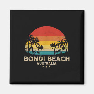 Vintage Bondi Beach - Australia Beach Souvenir  Magnet