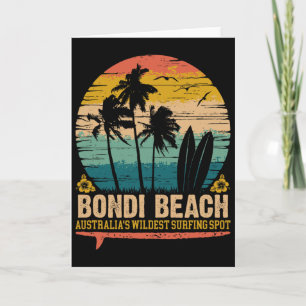 Vintage Bondi Beach, Australia's Wildest Surfing S Card