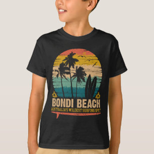 Vintage Bondi Beach, Australia's Wildest Surfing S T-Shirt