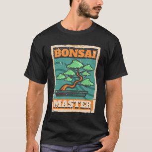 Vintage Bonsai Master Funny Bonzai Tree Lover Men T-Shirt