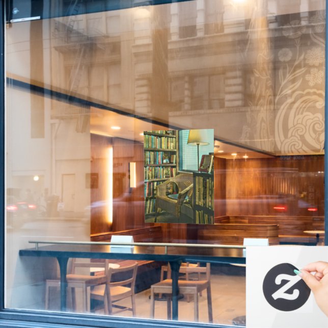 Vintage book artwork (Cafe Window)