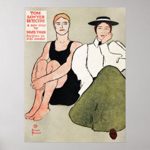 Vintage Book Cover Poster