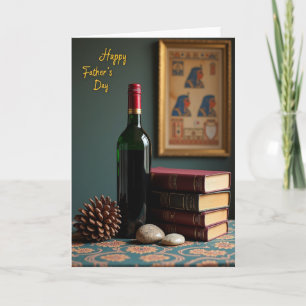 Vintage Book Fathers Day Card