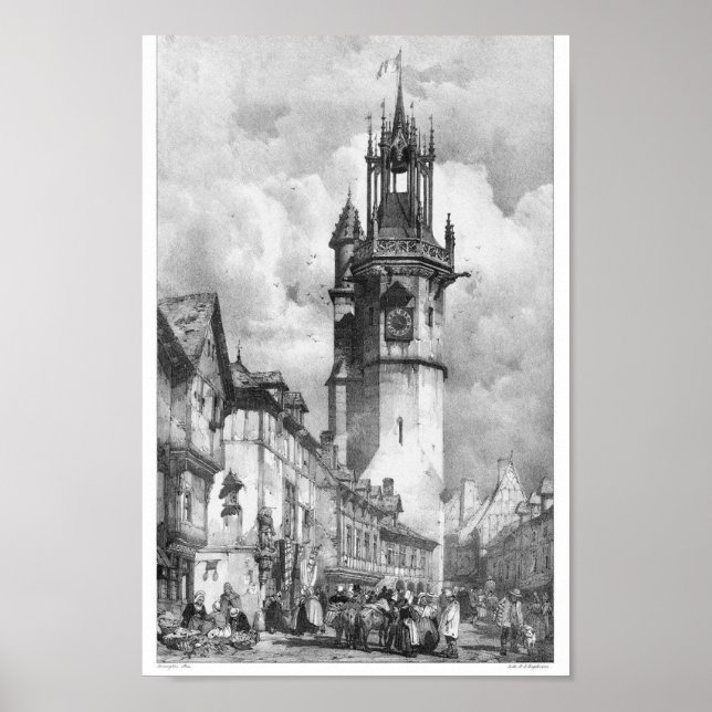 Vintage Book Illustration Poster (Front)