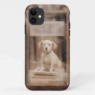 Vintage Book Lover Dog Mobile Case 