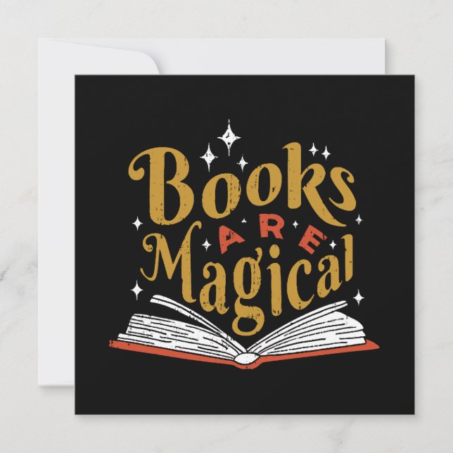 Vintage Books Are Magical (Front)