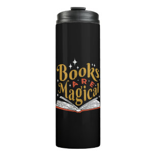 Vintage Books Are Magical Thermal Tumbler