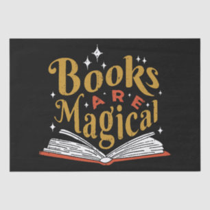 Vintage Books Are Magical Tissue Paper
