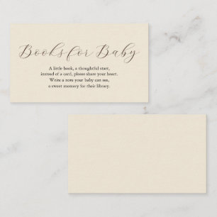 Vintage Books for Baby Card