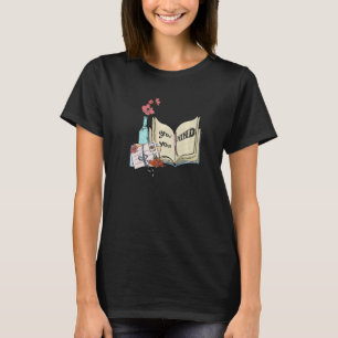Vintage Books Grow Your Mind Reading Book Libraria T-Shirt