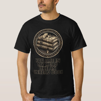 Vintage Books & Introspective Quote T-Shirt