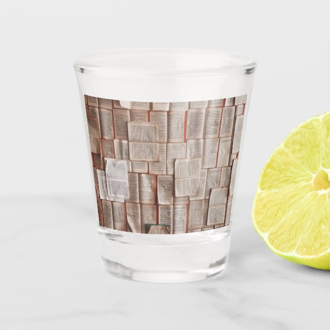 Vintage Books Shot Glass (Front)