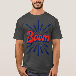 Vintage Boom Firecracker 4th of July USA Independe T-Shirt