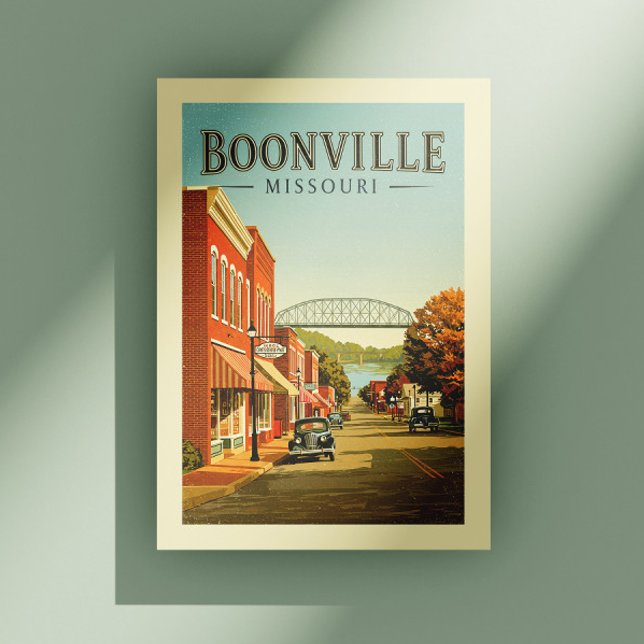 Vintage Boonville Missouri Postcard (Creator Uploaded)