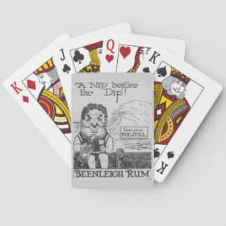 Vintage Booze Cartoon Playing Cards
