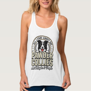 Vintage Border Collie Dog Lover Funny Shirt Design