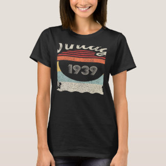 Vintage Born In 1939 83rd Birthday 83 Years Old T-Shirt