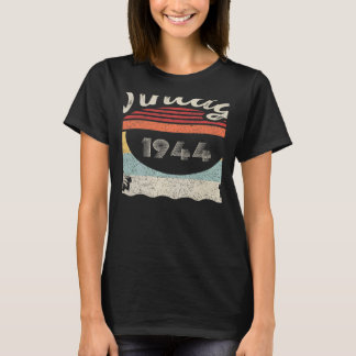 Vintage Born In 1944 78th Birthday 78 Years Old T-Shirt