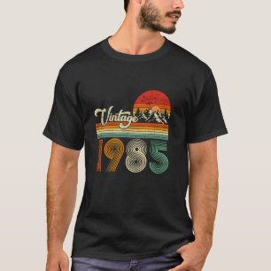 Vintage Born In 1985 Funny 40th Birthday 40 Years T-Shirt