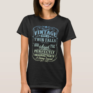 Vintage Born In Twin Falls Idaho Classic Original  T-Shirt
