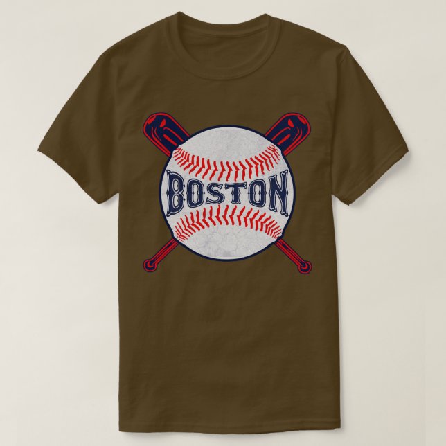 Vintage Boston Baseball T-Shirt (Design Front)