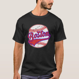 Vintage Boston Cityscape Baseball  For Men Women K T-Shirt