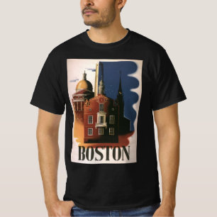 Vintage Boston, Massachusetts Paul Revere's Ride T-Shirt