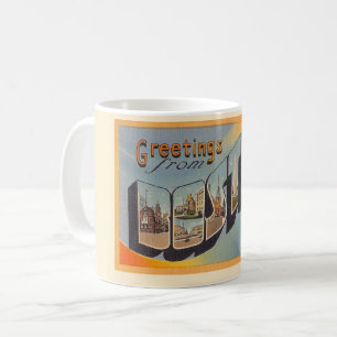 Vintage Boston Postcard MA Mug