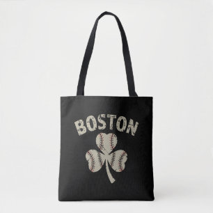 Vintage Boston St Patrick's Day Irish Shamrock Tote Bag