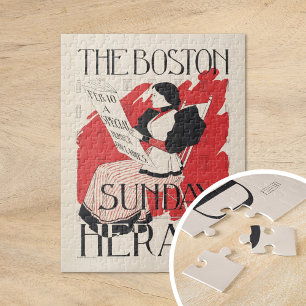 Vintage Boston Sunday Herald Women's Edition Jigsaw Puzzle