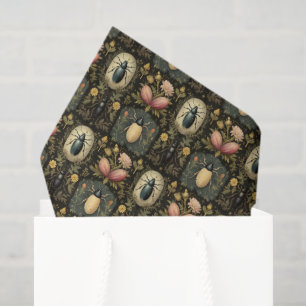 Vintage Botanical Beetle Tissue Paper