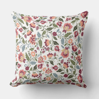 Vintage Botanical Colour Full Design Cushion