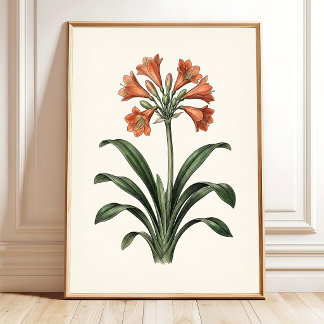 Vintage Botanical Cottagecore Canvas Print
