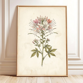 Vintage Botanical Farmhouse Decor Wall Art