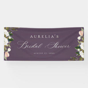 Vintage Botanical Floral Bridal Shower Banner