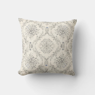 Vintage Botanical Floral Garden Pattern Cushion