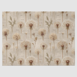 Vintage Botanical Floral Pattern (10) Tissue Paper