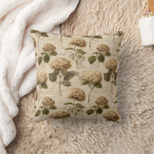 Vintage Botanical Floral Pattern (1) Cushion