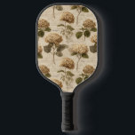 Vintage Botanical Floral Pattern (1) Pickleball Paddle<br><div class="desc">Vintage botanical floral pattern pickleball paddle featuring soft cream and beige flowers with detailed stems,  leaves,  and delicate script accents on an aged neutral background. Elegant and timeless with a rustic floral aesthetic,  this seamless design is ideal for cottagecore lovers,  garden enthusiasts,  vintage style fans,  and botanical art admirers.</div>