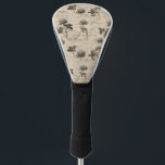 Vintage Botanical Floral Pattern (3) Golf Head Cover<br><div class="desc">Vintage botanical floral pattern golf head cover featuring soft cream and beige flowers with detailed stems, leaves, and delicate script accents on an aged neutral background. Elegant and timeless with a rustic floral aesthetic, this seamless design is ideal for cottagecore lovers, garden enthusiasts, vintage style fans, and botanical art admirers....</div>