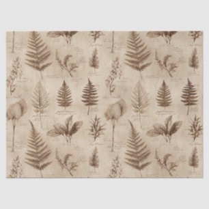 Vintage Botanical Floral Pattern (7) Tissue Paper