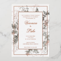 Vintage Botanical Floral Wedding