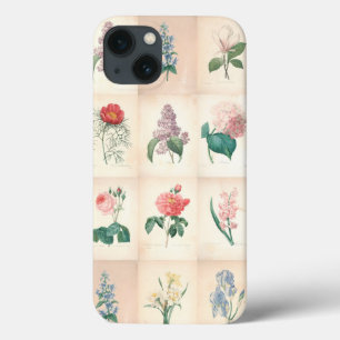 Vintage botanical Flowers iPad Case