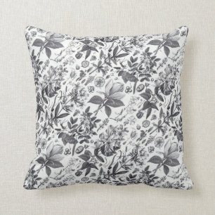 Vintage Botanical Illustration Cushion